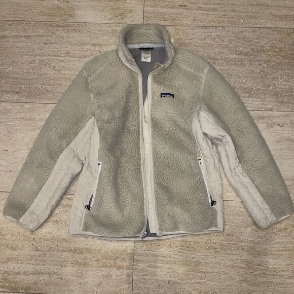 Vintage Patagonia Classic Retro X Deep Pile Fleece Jacket Womens Size L‎ Y2K - Picture 1 of 10